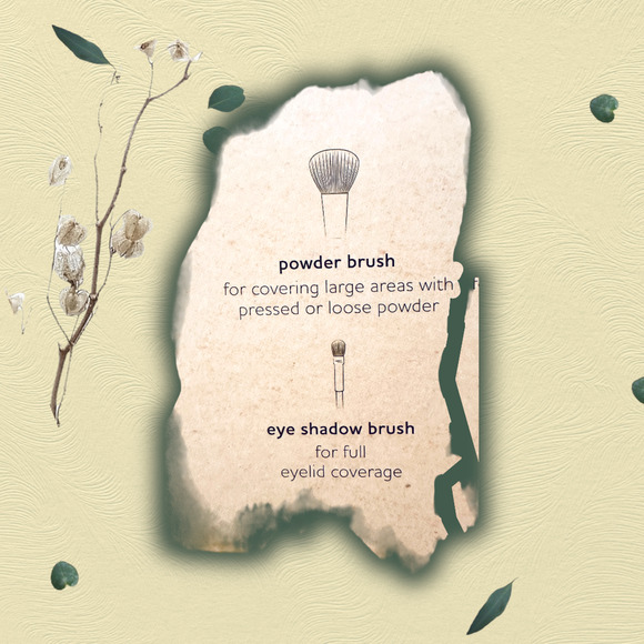 Eco Sanctuary Make Up Brush 10pc Set Bamboo Handles Powder Bronzer Concealer Eye - Picture 7 of 16